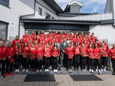 Ceremonia wręczania nominacji na Mistrzostwa Świata w sprincie&nbsp;kajakowym